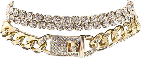 Bling Tennis Anklet Bracelet for Women Layered Link Chain Anklet Beach Shiny Rhinestone Ankle Jewelry…...