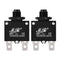 uxcell 2Pcs Thermal Overload Protector AC 125/250V 15A Push Button Reset Circuit Breaker...
