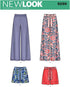 Simplicity Creative Patterns New Look 6289 Misses' Pull On Pants or Shorts and Tie Belt, A (8-10-12-14-16-18)...