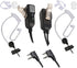 Two Way Radio Earpiece Noise Canceling Transparent Security Headphones Walkie Talkie Earphone with PTT/VOX – Pair...