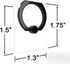 Transparent Phone Ring Holder Grip 360 Degree Free Rotation, Clear Cell Phone Finger Ring Kick-Stand for - for iPhone X 8 7 Plus 6S 6 5s 5 SE, Gal...