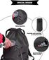 Peicees Waterproof Drawstring Sport Bag Lightweight Sackpack Backpack for Men and Women...