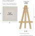 Hello, Artist! Party Pack Mini Canvas with Easel, 4 Pieces, None...