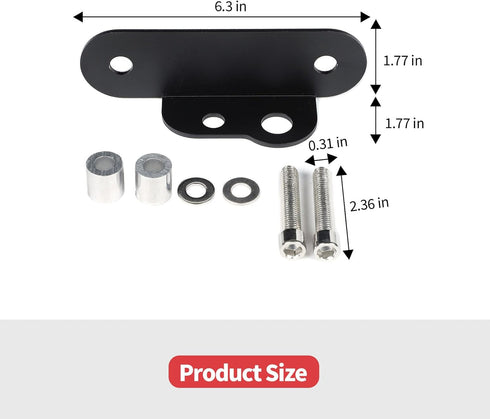 Tailgate Hinge CB Antenna Mount Compatible with Jeep Wrangler JL & Unlimited 2018-2023...