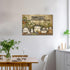 CXHOSTENT Farmhouse Kitchen Wall Art Rustic Flower Canvas Prints Country Tableware Pictures Wall Decor Farm Positive Quotes Painting Gift For Chri...