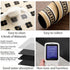 Colorful Coffee Maker Mat for Countertop Coffee Bar Drying Mat 12X16 Trimmable, PU Leather Surfa Absorbent Quick Drying Mat, Countertop Protection...