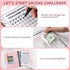 100 Envelopes Money Saving Challenge, Budget Binder Book with Cash Envelopes A5 Money Organizer Planner 2024 Cash Stuffing Binder Wallet Money Sav...