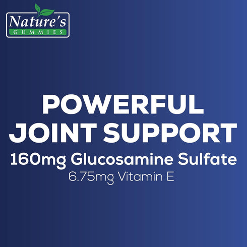 Joint Support Supplement - Extra Strength Glucosamine Joint Support Gummy - Joint Health Support & Flexibility for Back, Knees, & Hands - Vitamin ...
