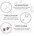 2PCS Car Rosary for Rearview Mirror, Personalized Auto Rosary Cross Blessing Decors, Rosary Beads Rear View Mirror Pendant Hanging Accessories, Un...