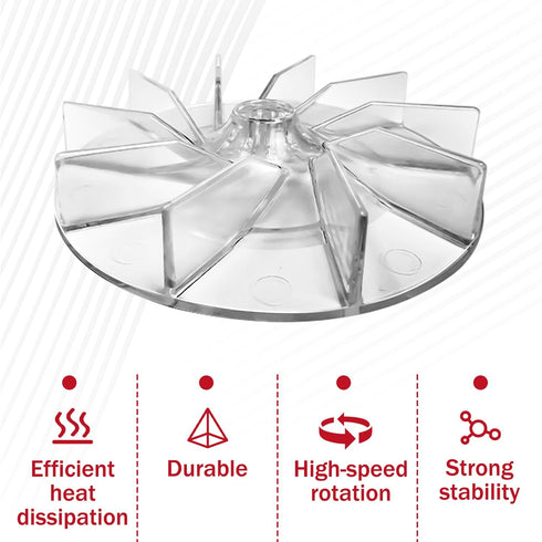 Replacement Fan for Sanitaire Upright Vacuum Cleaner Replaces for 20-8620-08 Fits for SC684F SC886E SC887B SC888G SC888H SC899E 5140AT 5.3" x 5 x ...