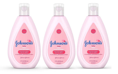 Johnson's Baby Lotion Travel Size 1.7 oz (50ml) - Pack of 3...