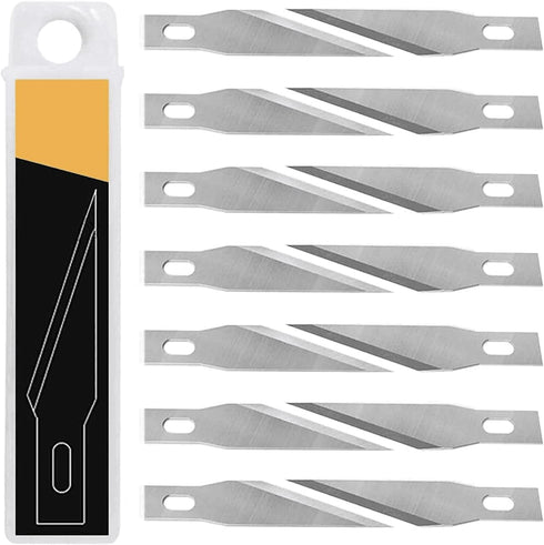 DIYSELF 20PCS Craft Knife Blades, SK5 Carbon Steel #11 Exacto Knife Blades Refill Hobby Art Blades Exacto Blades Cutting Tool with Storage Case fo...