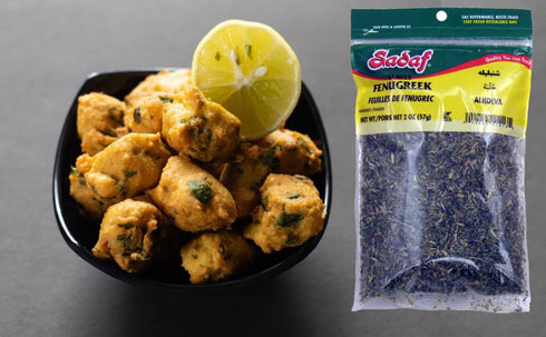 Sadaf Dried Fenugreek Leaves - Kasoori methi leaves- Kosher and Halal - 2 oz bag...