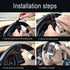 Car Steering Wheel Phone Mount, Portable Steering Wheel Phone Holder Mount Clip, Steering Wheel Smartphone Mount, Phone Holder Universal for Most ...