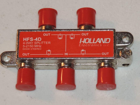 4-Way HD RF Cable TV 2150 Mhz Splitter...