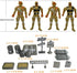 Military Attack Combat Helicopter Play Set with Accessories,WWII Pirate Fighter Jet,Boys Military Toys with Elite Force Army Ranger Action Figures...