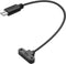 USB 2.0 Tyep C Panel Mount Adapter Cable 90 Degree Angle USB C Male to Female Extension CableUSB 2.0 Type C Cable with Panel Mount Screw for Lapto...