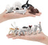 10pcs Arctic Animals Figurines,Mini Arctic Animal Toy Set, Arctic Circle Ocean Sea Animal Figurines Playset for Kids Educational Toys -Cake Topper...