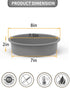 Silicone 7 inch Cake Pan Round, Set of 2 Air Fryer Baking Pan 7.5 inch, Nonstick Silicone Molds for Baking Cheesecakes, Mousses, Banana Cakes...