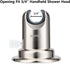 BOPai Vacuum Suction Cup Shower Head Holder, Adjustable 20 Degrees from The Wall, Brushed Nickel...