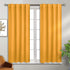 BGment Rod Pocket and Back Tab Blackout Curtains for Bedroom - Thermal Insulated Room Darkening Curtains for Living Room, 2 Window Curtain Panels ...