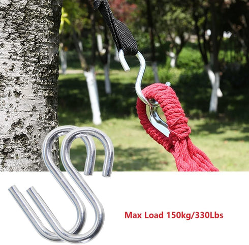 2pcs Stainless Steel S Shape Hammock Hook for Hanging Art and Decorations...