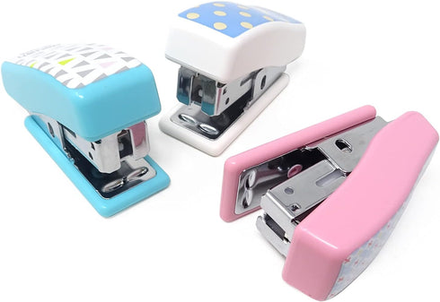 Honbay Portable Mini Cute Desktop Stapler Set with 640PCS No.12 Staples for Office School Home or Travel Use...