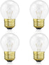 Oven Light Bulb 40 Watt, G45 Clear - High Temp 120V 415 Lumens E26 Standard Base, Appliance Light Bulb for Stove Refrigerator Microwave 4-Pack...