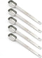 5PCS 1 Teaspoon(1Tsp | 5 mL | 5 cc | 1/3 Tablespoon) Single Measuring Spoon, Stainless Steel Individual Spoons, Long Handle Spoons Only...