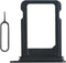 for iPhone 13 Black SIM Card Slot Replacement Single SIM Version Card Tray Holder Adapter with Waterproof Rubber Ring Repair Tool Fix Kit SIM Ejec...