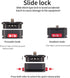 Quick Release Plate Kit QR Plate Camera Mount Adapter, Quick Release System with 1/4 Inch Screw for DSLR/Cameras/Tripod/Monopod/Slider/Handheld Gi...
