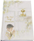 Lito First Communion Candle Set for Boys - White Silver Cross Candle Set Kit for Holy 1st Communion - (English)...