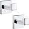 Towel Hooks for Bathrooms, Polished Chrome Towel Hook for Kitchen Bathroom, SUS304 Stainless Steel Coat Hook, Heavy Duty Towels Holder Hooks for H...