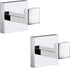 Towel Hooks for Bathrooms, Polished Chrome Towel Hook for Kitchen Bathroom, SUS304 Stainless Steel Coat Hook, Heavy Duty Towels Holder Hooks for H...