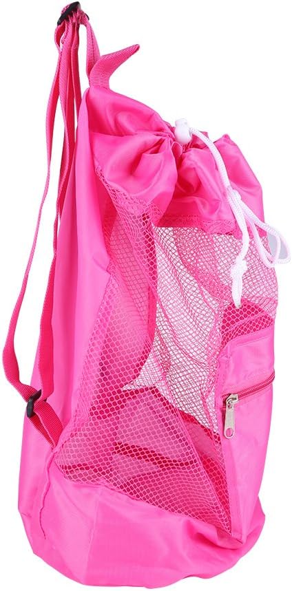 Tote Sand Away Drawstring for Kids Beach Toy Bag Swim and Pool Toys Balls Storage Bags for Picnic,Mesh Beach Backpack, Swimming, Outdoor Activitie...