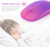 VssoPlor Wireless Mouse, 2.4G Slim Portable Computer Mice with Nano Receiver for Notebook, PC, Laptop, Computer (Gradient Purple)...