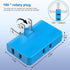 Flat Wall Plug Adapter AC Outlet Extender, 2-Prong Swivel Mini Indoor Wall Tap Plug, Outlet Splitter (Quick & Space Save) Perfect for Home and Tra...