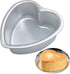 Heart Shaped Cake Pan - 6x3 Inch Aluminum Cake Tin for Weddings, Parties, and Family Occasions Make cake pans for 1-2 servings, heart-shaped small...