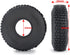 RCHUBAM 4PCS 1.0" Crawler Tires Rubber Tires 65mm for 1/18 TRX4M 1/24 Axial SCX24 Deadbolt Bronco RC Crawler Car...