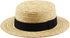 Boater Hats for Men Women Straw Skimmer Hat Wide Brim Halloween Christmas Costume...