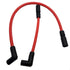 10.4mm 10mm Spark Plug Wire Compatible with Harley Davidson Big Twin 99-19 FXD Dyna Softail (Red)...