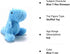 Blue Dinosaur Stuffed Animal, Dinosaur Party Favors, Baby Dinosaurs for Kids 3-5, 9" Cute Soft Stuffed Dinosaur Plush Toy for Kids/Boys, Xmas Birt...