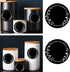 1.5 Inch Round Spice Jar Chalkboard Labels with Wreath Design Blackboard Stickers Kitchen Pantry Labels for Canning Bins,Containers,Mason Jars Sea...