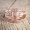 18k Rose Gold Plated Ring Set with Micro-Set Engagement Ring Women (7)...