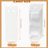 120 Set Keychain Display Card with Self-Sealing Bags, Keychain Packaging Keyring Jewelry Holder Display (White 5.9X2inch)...