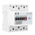 Single Phase Two Wire Energy Meter 4P LED Din Rail Electricity Power Voltmeter Ammeter Voltage Amp Kwh Meter Multimeter...