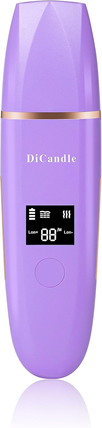 Skin Scrubber Facial Scrubber Blackhead Remover Pore Cleaner Skin Spatula Skin Scraper (Purple)...