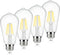 Brightever Vintage LED Edison Bulbs 60 Watt Equivalent, 6W ST58 Super Bright 4000K Neutral Daylight White, Clear Glass Style 700Lumens Antique LED...