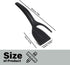 DASZERX® 2 in 1 Grip & Flip Egg Flipper Spatula Tongs, Multi-purpose Non-Stick Kitchen Shovel for Bread Fish Pancake Toast, Home Kitchen Cooking T...