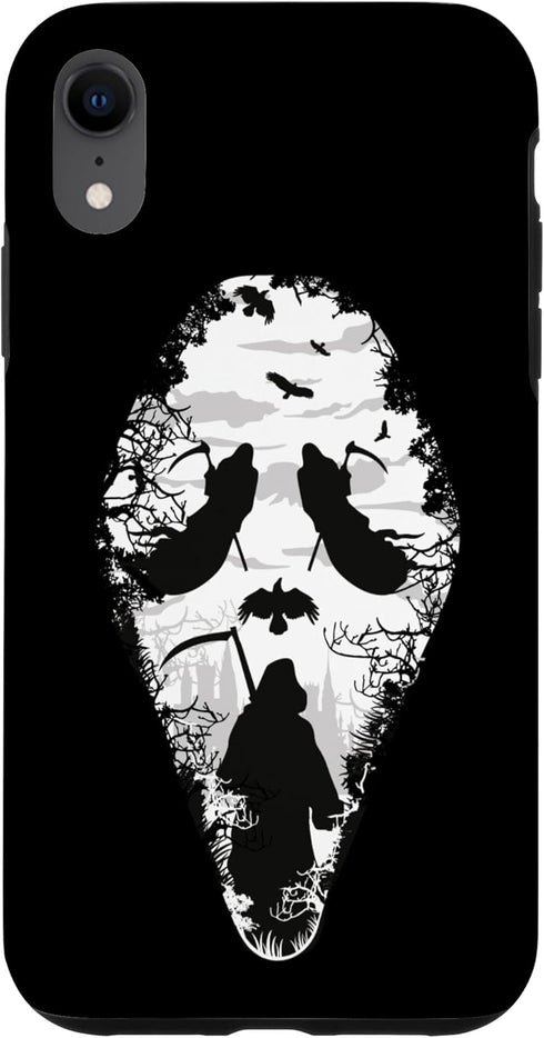 iPhone XR Horror Movie Spirit Mask Design Horror Fans Case...